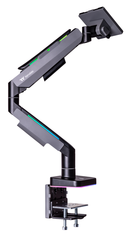 Thermaltake Gaming Gas Spring Single RGB Monitor Arm (Fits 17"- 49")