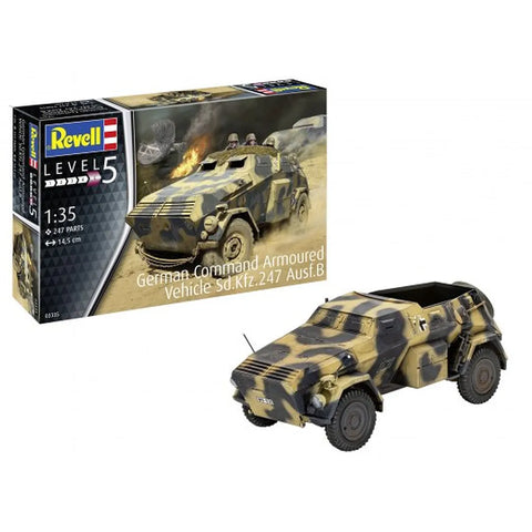 Revell 1/35 German Command Armoured Vehicle Sd.Kfz.247 Ausf.B Scale Model Kit