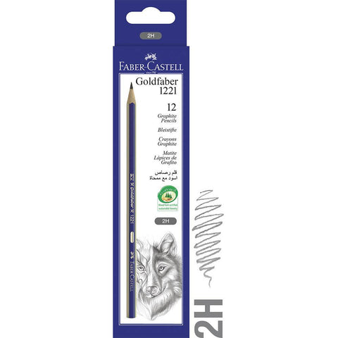 Faber-Castell Goldfaber Pencils 2H Box 12