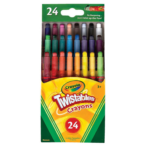 Crayola Mini Twistables Crayons Kids 3y+ (24-Piece)