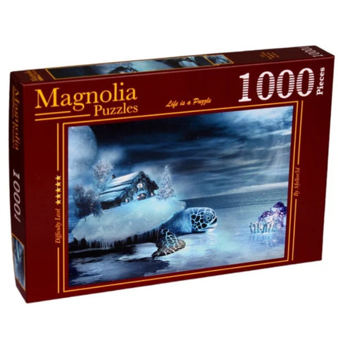 Magnolia Puzzles 1000pc House and Turtle Jigsaw Puzzle