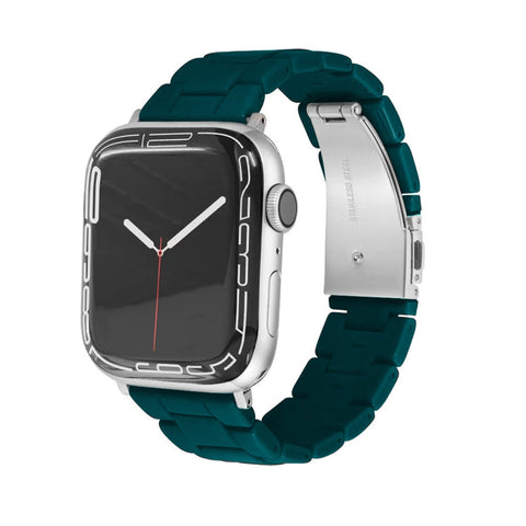 Friendie Resin Link Bracelet Band Small – Narrabeen Green (Apple Watch 42–45mm)