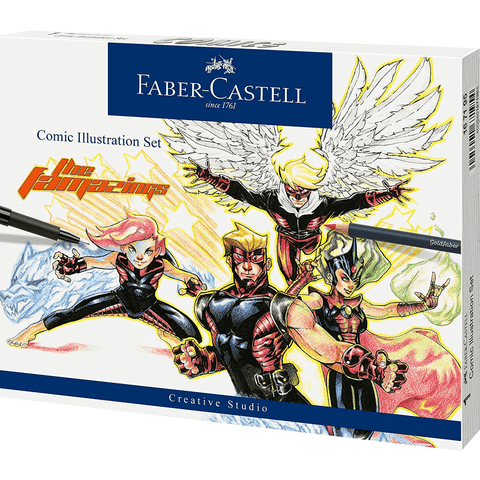 Faber-Castell 15-Pieces Pitt Artist Brush Pen Set