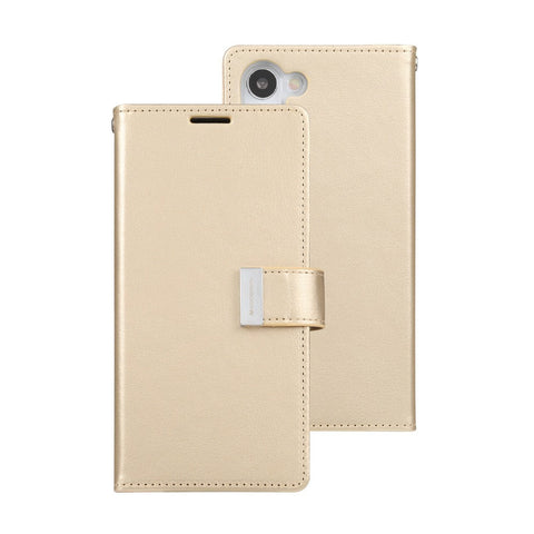 Goospery Rich Diary for Galaxy S23 Ultra - Gold