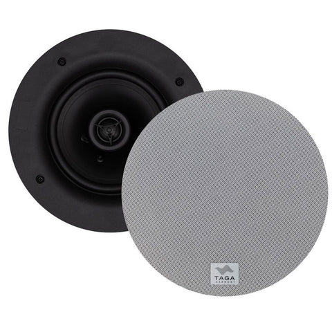 TAGA Harmony 5.25" 2-Way In-Ceiling Speakers Pair (White)