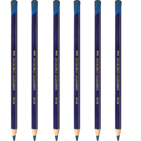 Derwent Inktense Pencil Deep Indigo 1100 Pack 6