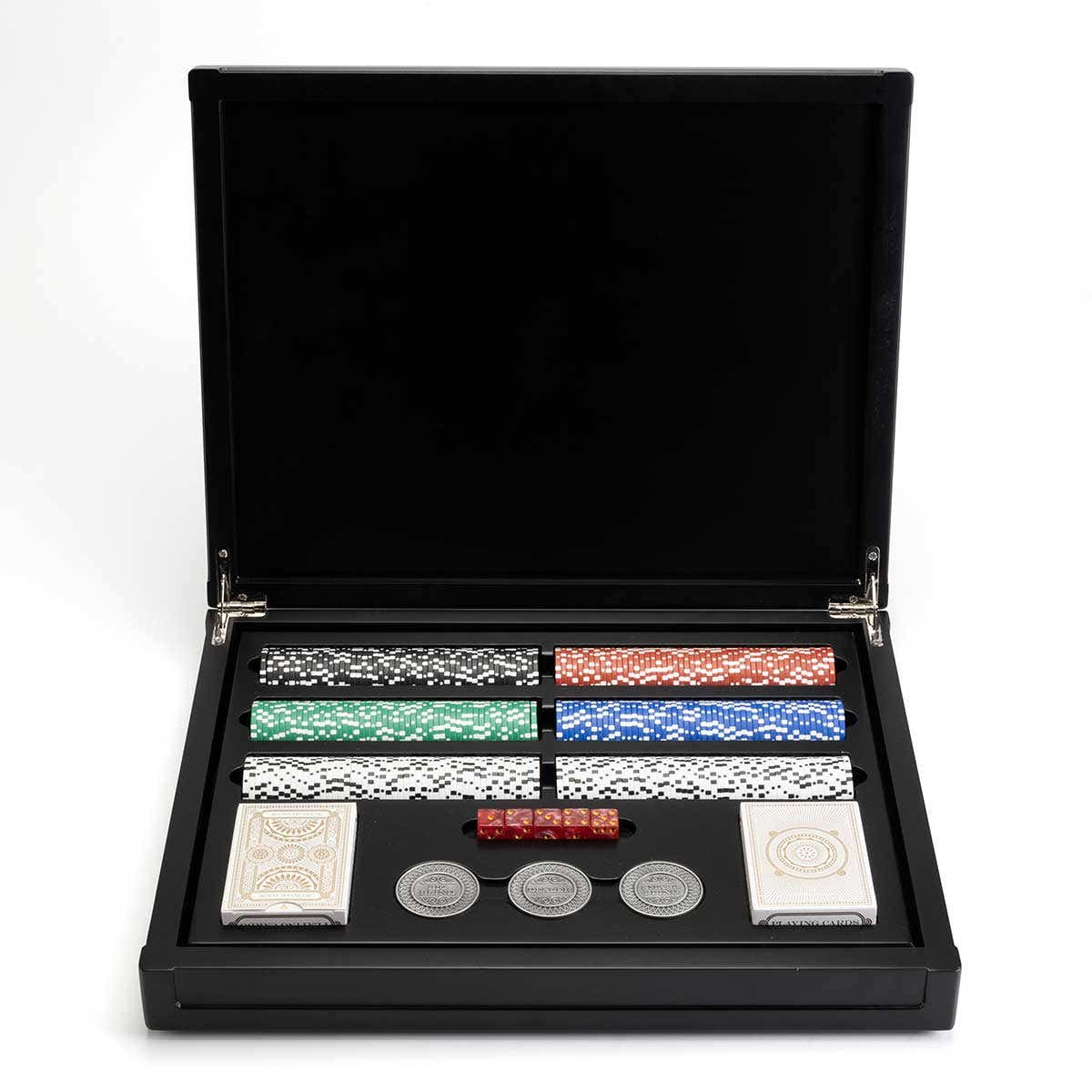 poker Hector Saxe 440 Chip Leather Poker Set | Black | FARFETCH ZA