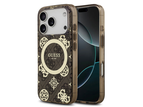 Guess Peony Edition for iPhone 17 Pro Max - Brown/Gold