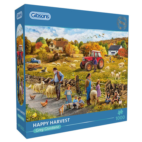 Gibsons 1000pc Happy Harvest Puzzle
