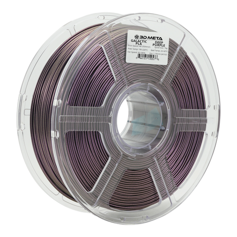 3D META Galactic PLA 3D Printing Filament - Deep Purple