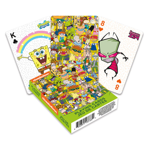 Aquarius 54-Pieces Nickelodeon Cast Playing Cards Poker Deck Family Gaming Set 14y+