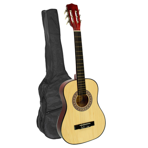 Karrera 34in Acoustic Childrens Wooden Guitar (Natural)