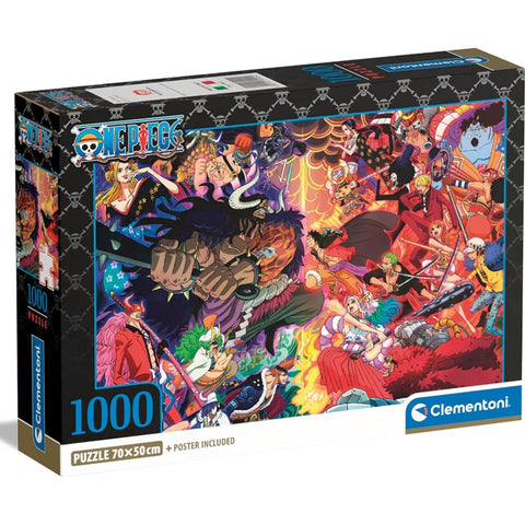 Clementoni One Piece 1000pc Jigsaw Puzzle Set Design 1