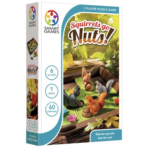 Smart Games Squirrels Go Nuts Single Player Puzzle Game