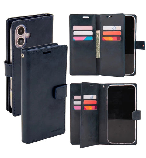 Goospery Mansoor Diary for iPhone 17 - Navy