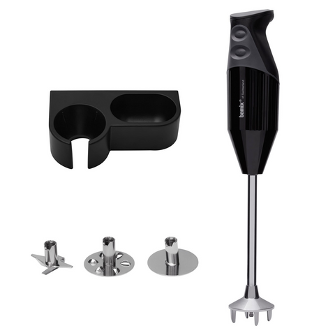Bamix 200w Stainless Steel Gastro Immersion Handheld Blender (Black)