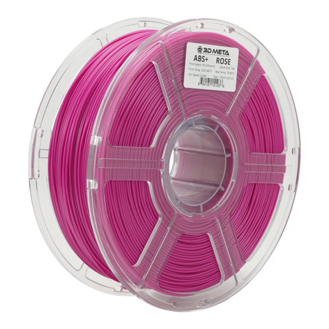 3D META ABS+ 3D Printing Filament - Rose