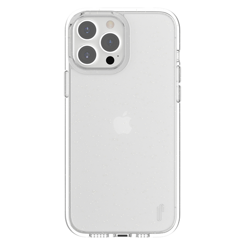 Ugly Rubber iPhone 13 Pro Max Vogue Glitter Infused Armor Case (Clear)