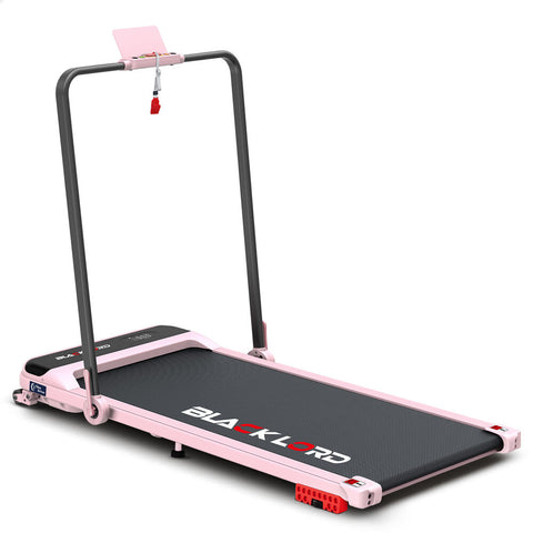 BLACK LORD Treadmill Electric Walking Pad Home Office Incline Foldable (Pink)