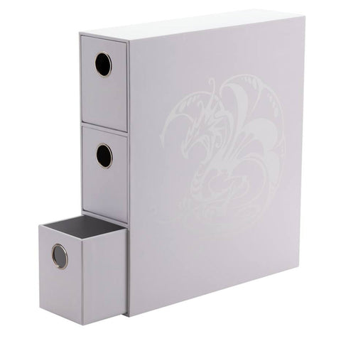Arcane Tinmen Dragon Shield: Fortress Card Drawers - White