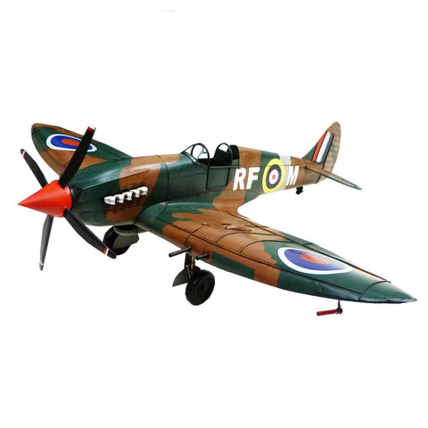 Boyle Metal Ornament Home Decor Collectible Spit Fire Plane 1941 125cm