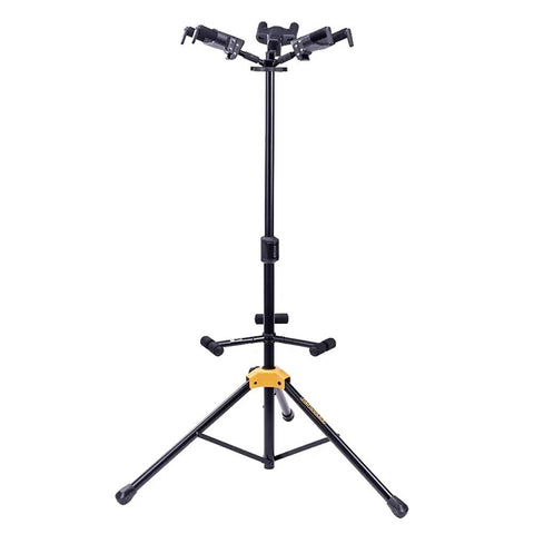 Hercules Triple Guitar Stand Upgraded Auto Grab w/ Rest (MC6)