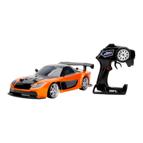 Jada 1:10 Scale Fast & Furious Han's 1993 RC Car Mazda RX-7 Veilside