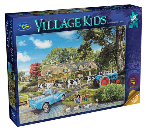 Holdson 1000-Pieces Village Kids: Crossing The Ford