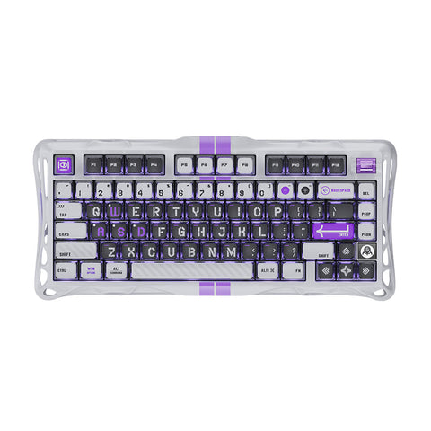 GravaStar Hall Effect Gaming Keyboard Mercury V75 (Mecha Gray)