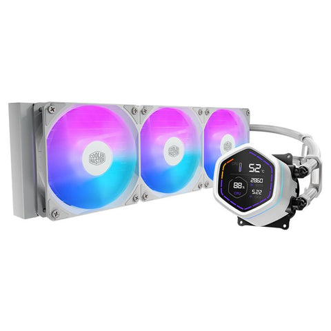 Cooler Master MasterLiquid Core Nex Digital 360mm ARGB All-in-One CPU Liquid Cooler - White