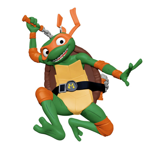 Teenage Mutant Ninja Turtles: Mutant Mayhem, Michelangelo - 2025 Hallmark Keepsake Christmas Ornament