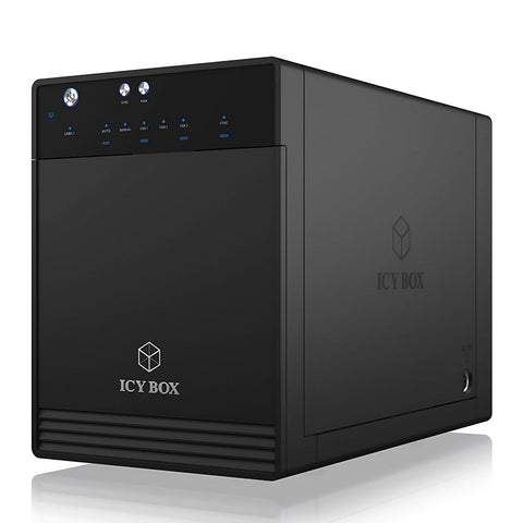 ICY BOX 4 Bay HDD or SSD Enclosure (IB-3740-C31)