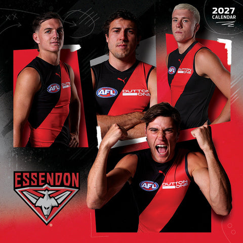 AFL Essendon Bombers Calendar 2027
