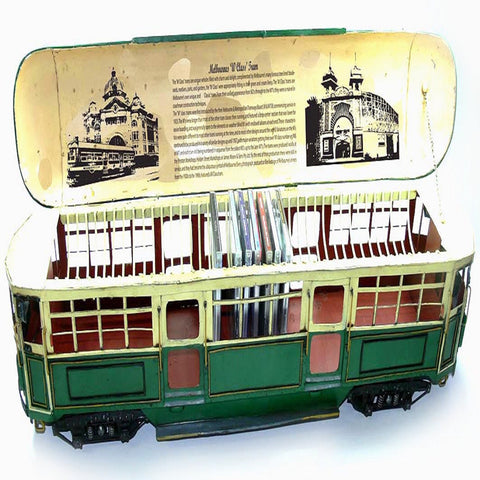 Boyle Metal Ornament Home Decor Melbourne W Class Tram Storage Organiser 85cm
