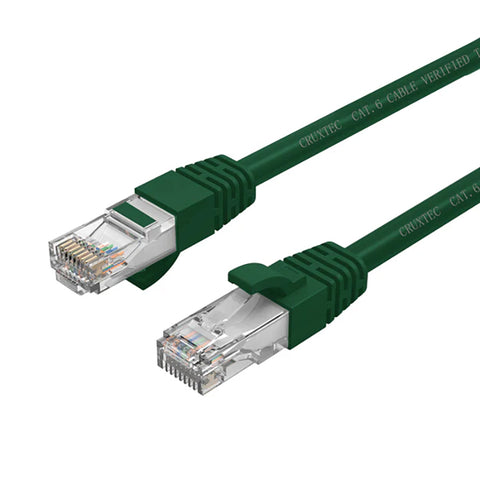 Cruxtec Cat6 Ethernet Cable 15m - Dark Green (RC6-150-DG)