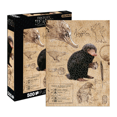Aquarius 500pc Fantastic Beasts Niffler 35x48cm Jigsaw Puzzle Party Game 14y+