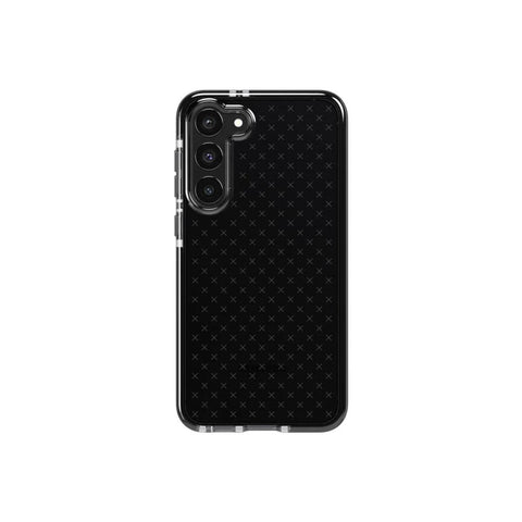 Tech21 Evo Check Phone Case for Samsung Galaxy S23 Plus (Smokey/Black)