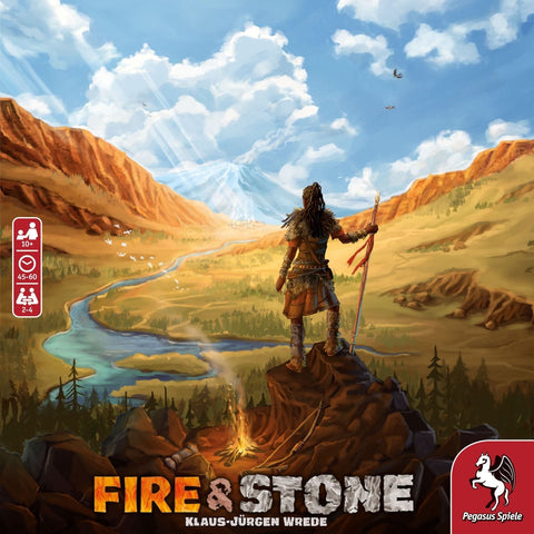 Pegasus Spiele Fire and Stone Board Game