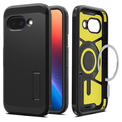 Spigen Google Pixel 9a Tough Armor (MagFit) Case (Black)