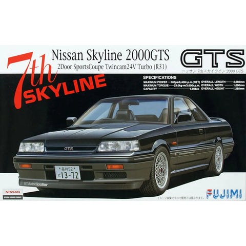 Fujimi 1/24 Nissan R31 Skyline 2000GTS Scaled Plastic Model Kit