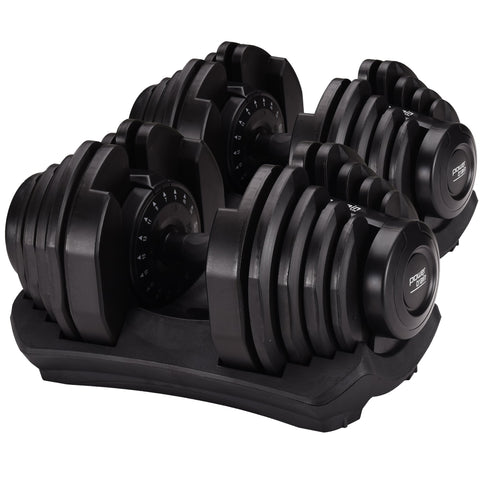 Powertrain 2 x 40kg Adjustable Dumbbells