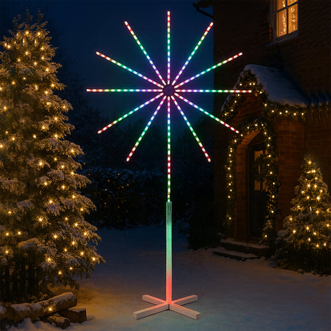 Lexi Lighting 2.5m 2D Fireworks Standing Light