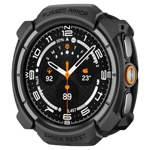 Spigen Galaxy Watch Ultra 2 47mm 2026 Rugged Armor Case (Black)