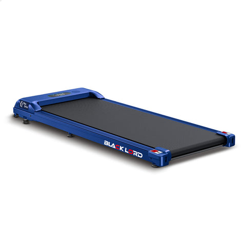 BLACK LORD Treadmill Electric Walking Pad Home Office Gym Fitness Remote Control (Blue)
