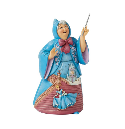 Jim Shore Disney Traditions - Cinderella - Fairy Godmother - Midnight Magic