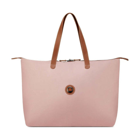Delsey Luggage Chatelet Air 2.0 Tote Bag Recycled Material Lockable Zip Pink