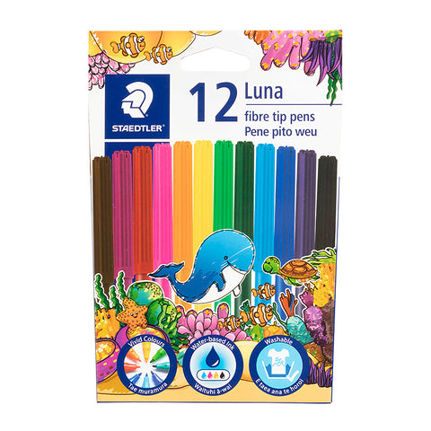 Staedtler Luna Felt Tip (Assorted) [Box of 12]
