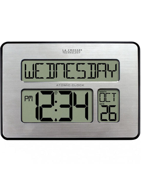 La Crosse 513-1419V4 Digital Wall Clock with Day Display