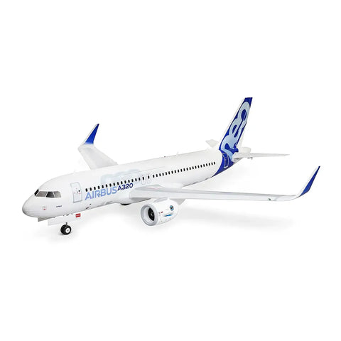 E-Flite RC Plane Airbus A320neo 1.5m Twin EDF Jet BNF Basic with AS3X+ and Safe Select Technology