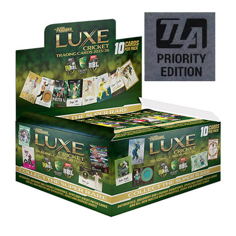 Tla Merchandise 2025/26 TLA Cricket Traders Luxe Priority Booster Box